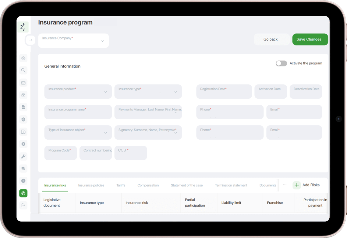 inrisk-app-insurance-program